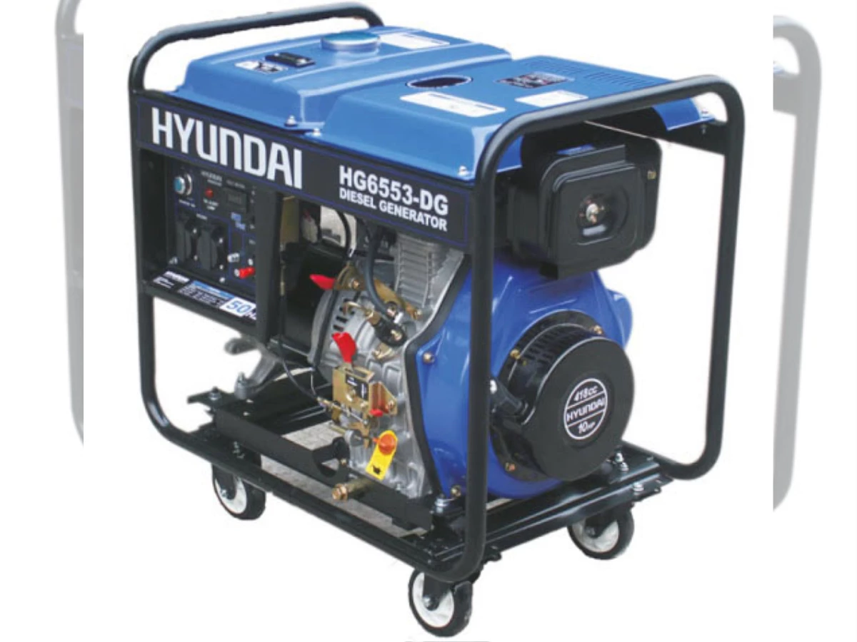 موتور برق دیزلی هیوندای مدل  HG6553-DG