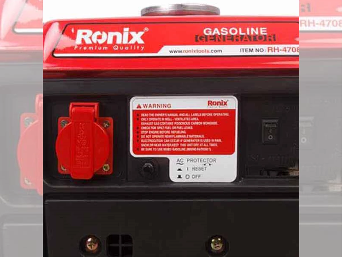 موتور برق بنزینی رونیکس توان ۶ کیلووات سه فاز