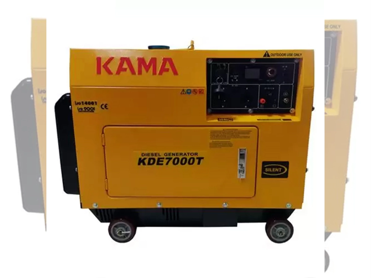 موتور برق کاما 5.5 کیلو وات سایلنت گازوئیلی مدل Kama KDE7000T 